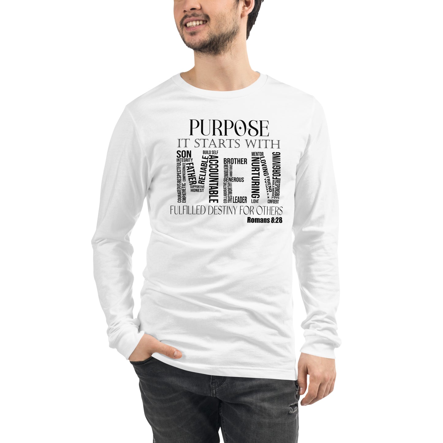 Purpose Men Long Sleeve T-shirt