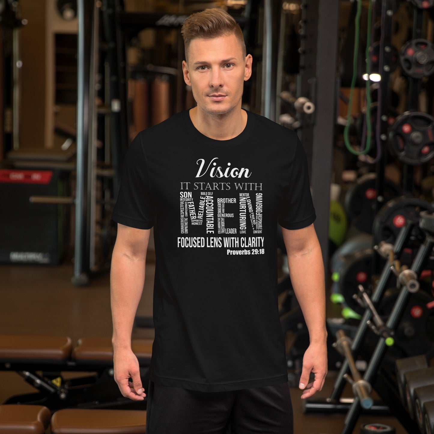 Vision Men Short Sleeve T-shirt