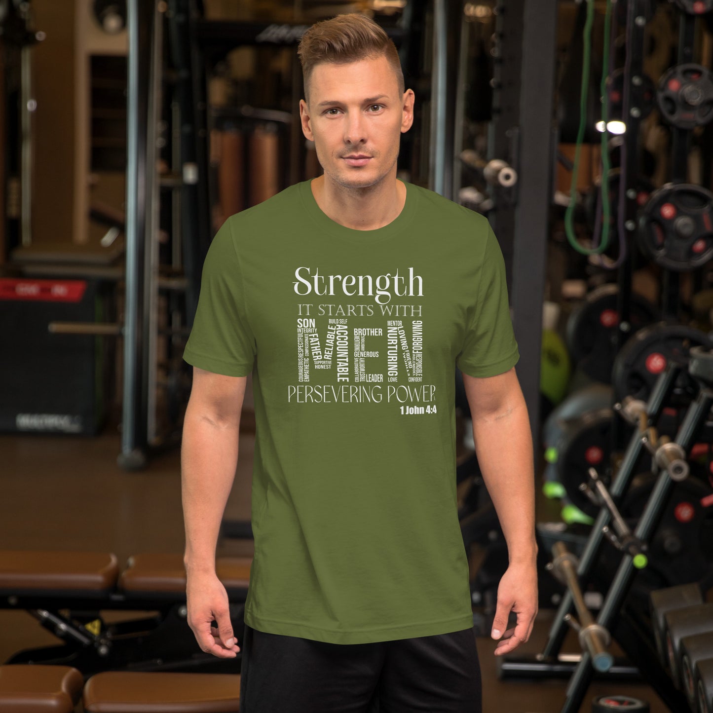 Strength Men Short Sleeve T-shirt