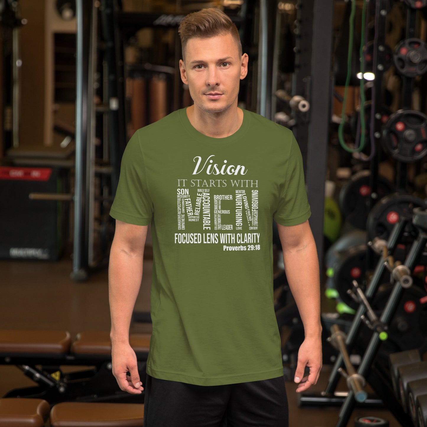 Vision Men Short Sleeve T-shirt