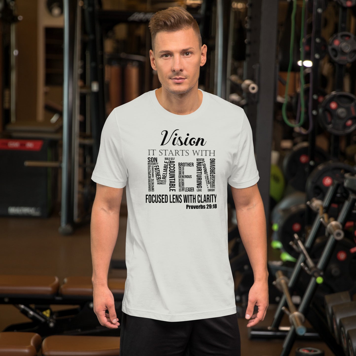 Vision Men Short Sleeve T-shirt